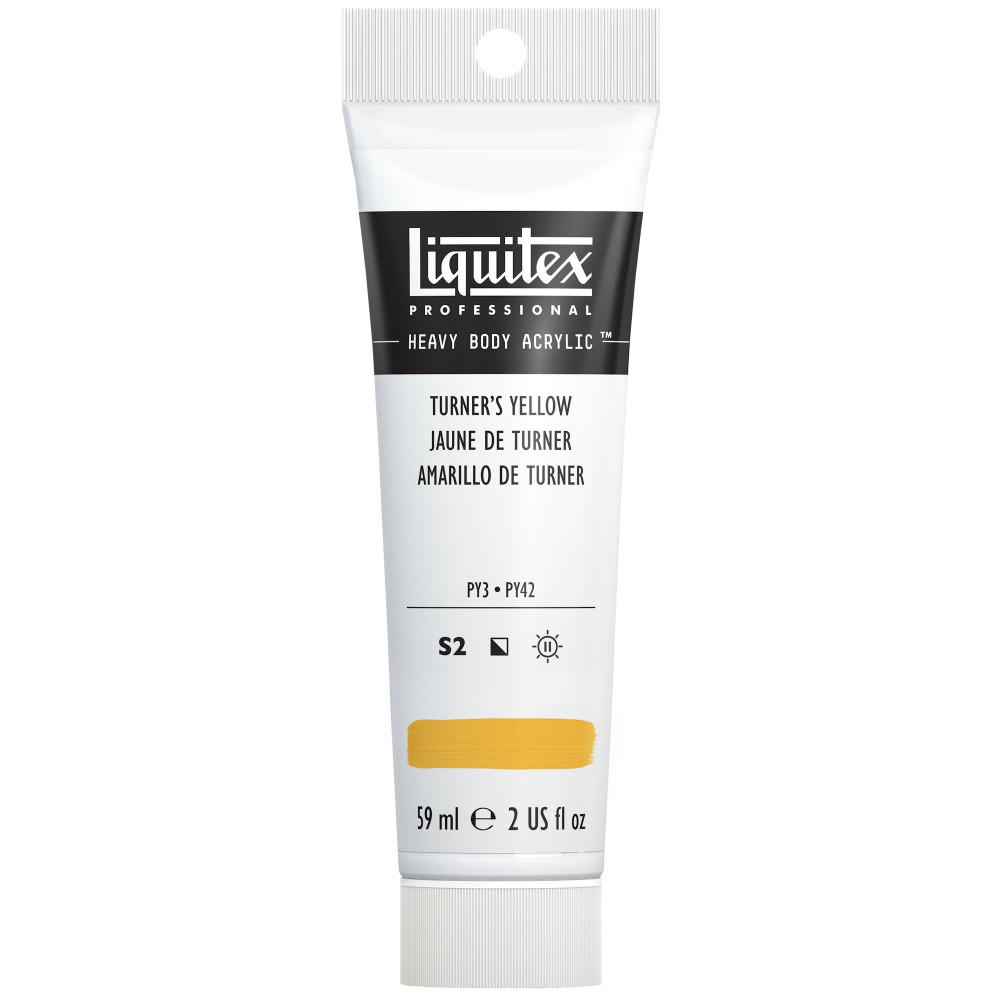 Acrylic Heavy Body paint - Liquitex - Turner Yellow, 59 ml
