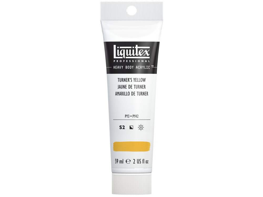 Acrylic Heavy Body paint - Liquitex - Turner Yellow, 59 ml
