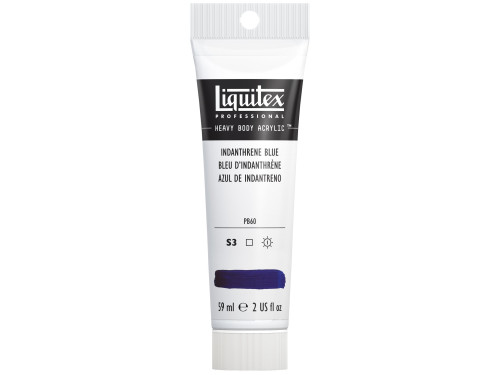 Acrylic Heavy Body paint - Liquitex - Indanthrene Blue, 59 ml