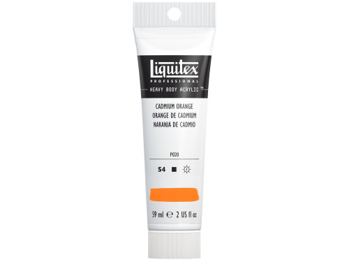 Acrylic Heavy Body paint - Liquitex - Cadmium Orange, 59 ml