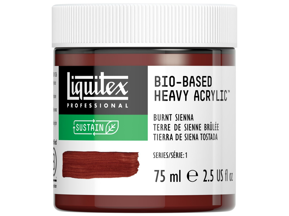 Farba akrylowa Bio-Based - Liquitex - Burnt Sienna, 75 ml