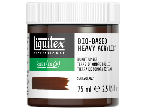 Bio-Based acrylic paint - Liquitex - Burnt Umber, 75 ml