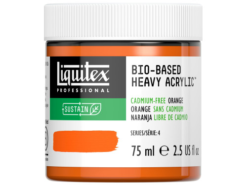 Farba akrylowa Bio-Based - Liquitex - Cadmium Free Orange, 75 ml