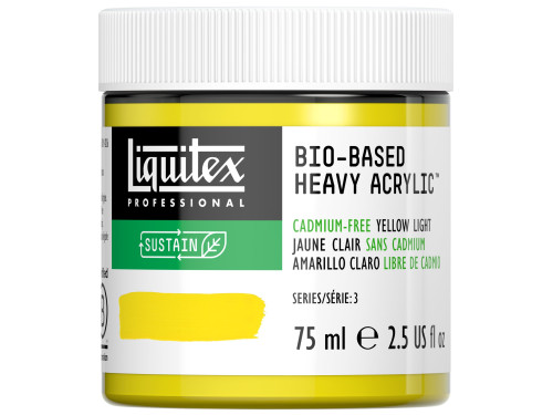 Bio-Based acrylic paint - Liquitex - Cadmium Free Yellow, 75 ml