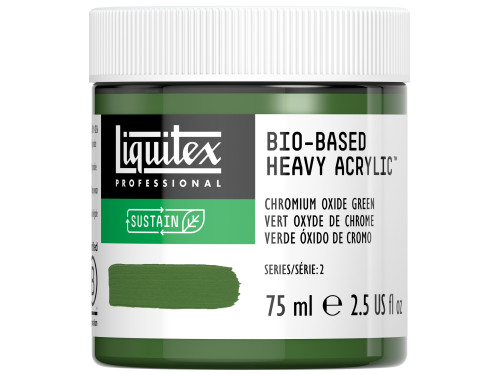 Bio-Based acrylic paint - Liquitex - Chromium Oxide Green, 75 ml