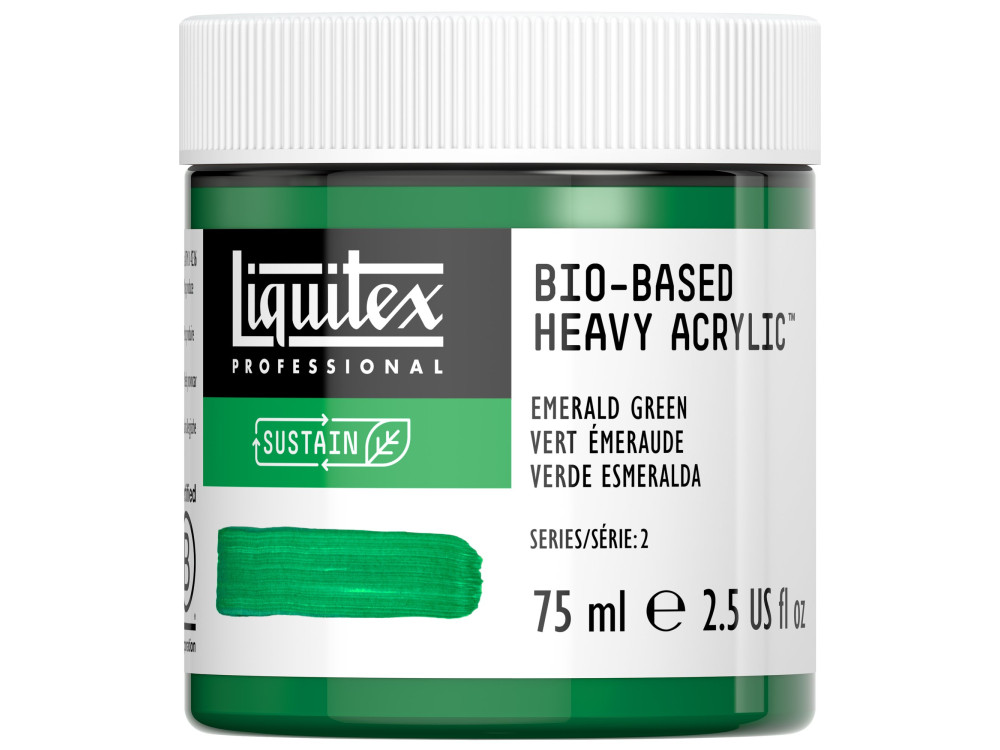 Farba akrylowa Bio-Based - Liquitex - Emerald Green, 75 ml