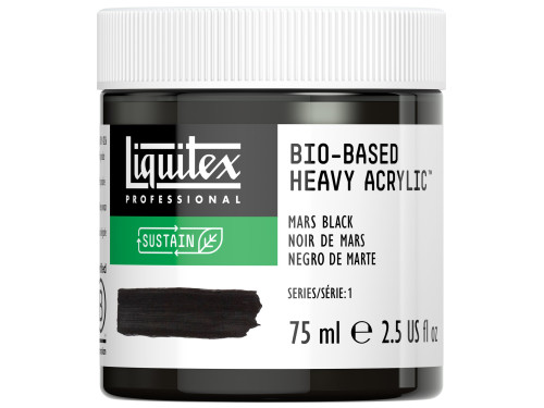 Farba akrylowa Bio-Based - Liquitex - Mars Black, 75 ml