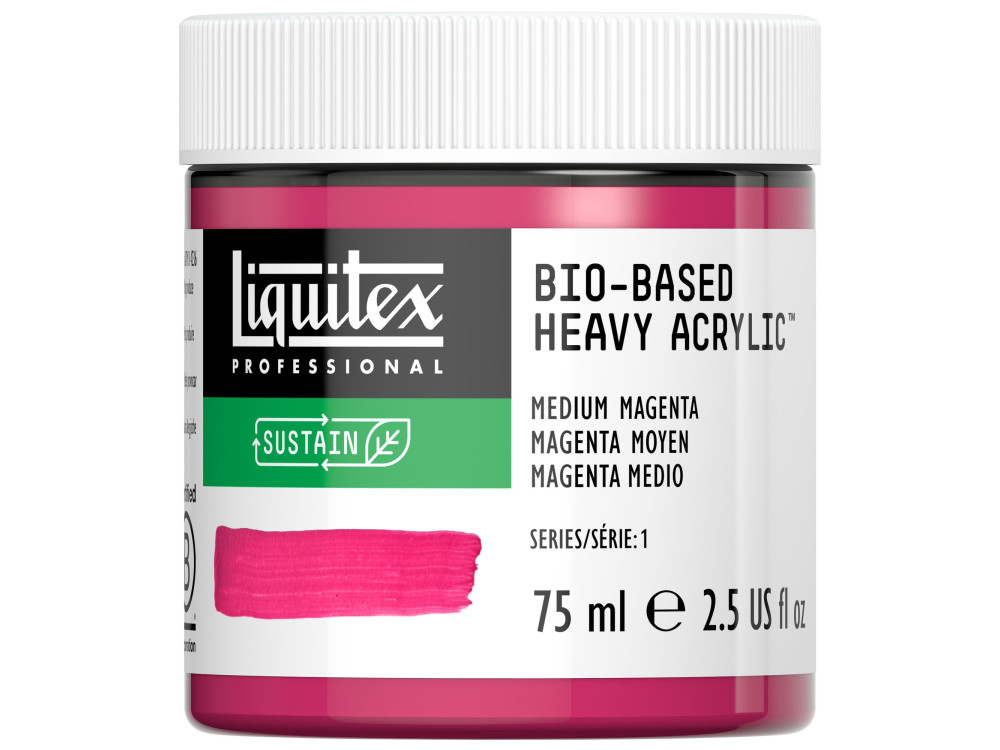 Bio-Based acrylic paint - Liquitex - Medium Magenta, 75 ml