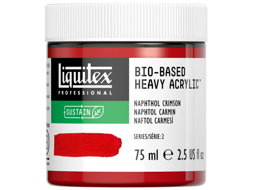 Farba akrylowa Bio-Based - Liquitex - Naphthol Crimson, 75 ml