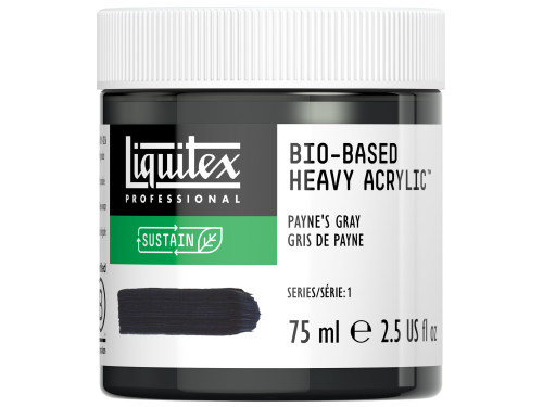 Bio-Based acrylic paint - Liquitex - Payne's Gray, 75 ml