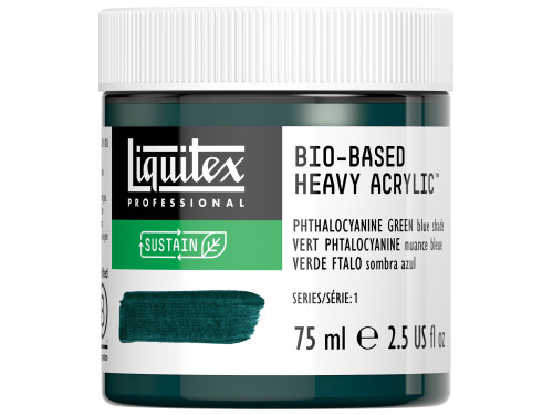 Farba akrylowa Bio-Based - Liquitex - Phthalocyanine Green Blue Shade, 75 ml