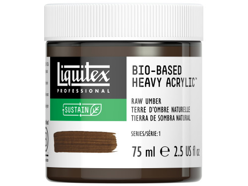 Bio-Based acrylic paint - Liquitex - Raw Umber, 75 ml