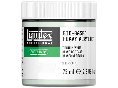 Farba akrylowa Bio-Based - Liquitex - Titanium White, 75 ml