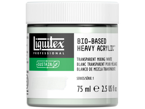 Farba akrylowa Bio-Based - Liquitex - Transparent Mixing White, 75 ml