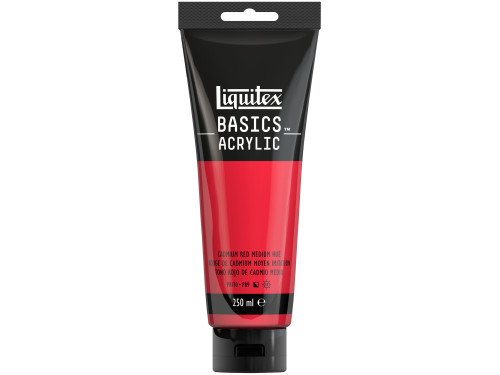 Basics Acrylic paint - Liquitex - Cadmium Red Medium Hue, 250 ml