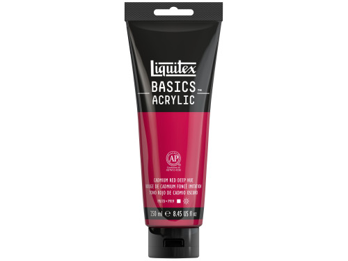 Basics Acrylic paint - Liquitex - Cadmium Red Deep, 250 ml