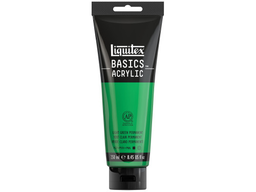 Basics Acrylic paint - Liquitex - Light Green Permanent, 250 ml