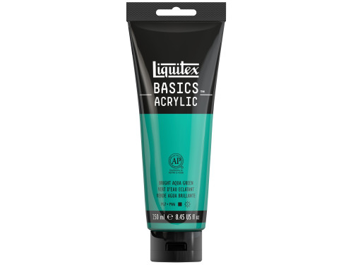 Basics Acrylic paint - Liquitex - Bright Aqua Green, 250 ml