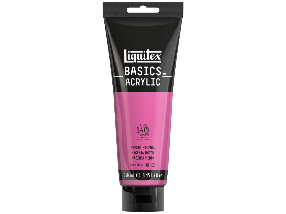 Basics Acrylic paint - Liquitex - Medium Magenta, 250 ml