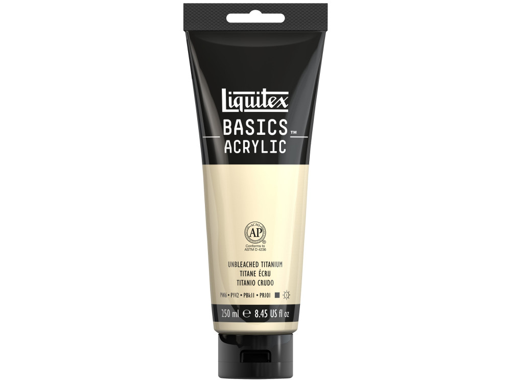 Basics Acrylic paint - Liquitex - Unbleached Titanium, 250 ml