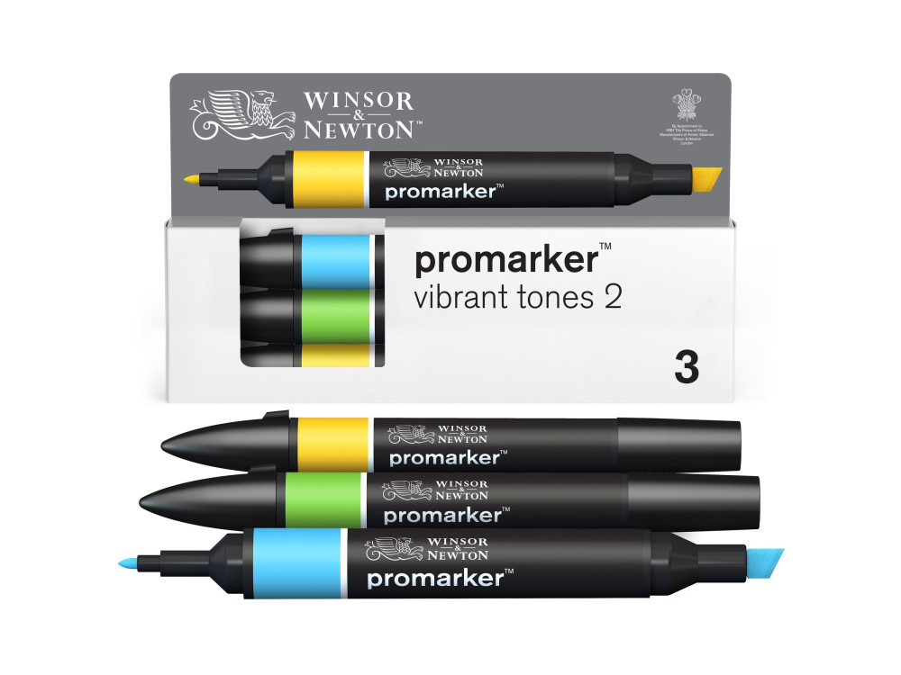 Zestaw Promarker - Winsor & Newton - Vibrant Tones 2, 3 szt.