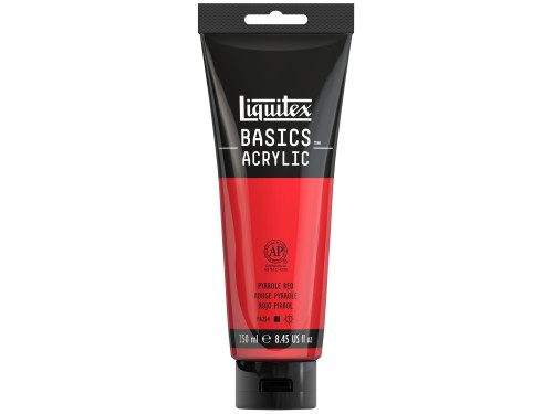 Basics Acrylic paint - Liquitex - Pyrrole Red, 250 ml