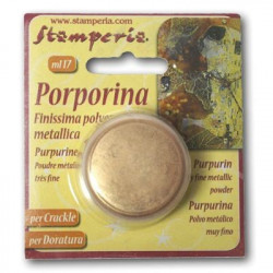 Metallic Purpurin Powder 15ml Stamperia - Gold