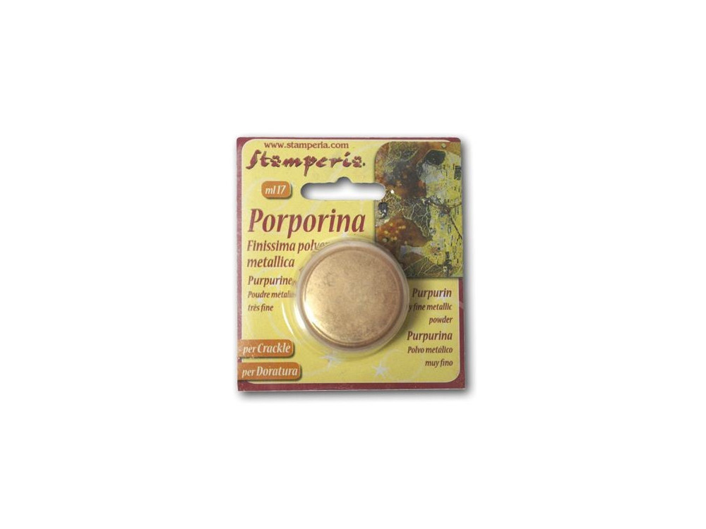 Metallic Purpurin Powder 15ml Stamperia - Gold