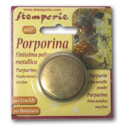 Metallic Purpurin Powder 15ml Stamperia - Brown