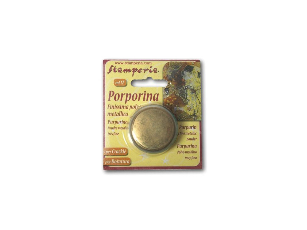 Metallic Purpurin Powder 15ml Stamperia - Brown