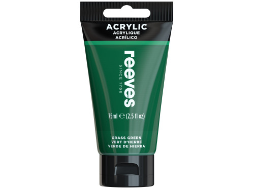 Farba akrylowa - Reeves - Meadow Grass Green, 75 ml