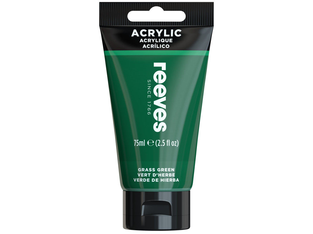 Acrylic paint - Reeves - Meadow Grass Green, 75 ml