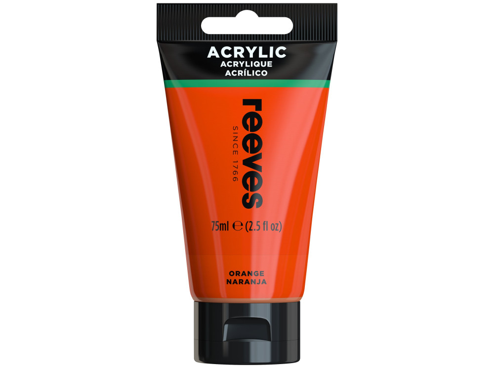 Acrylic paint - Reeves - Orange, 75 ml