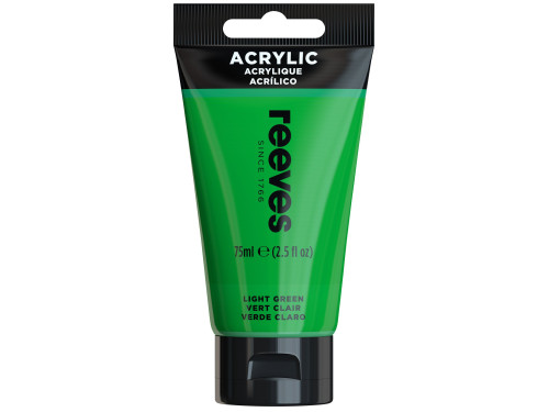 Acrylic paint - Reeves - Light Green, 75 ml