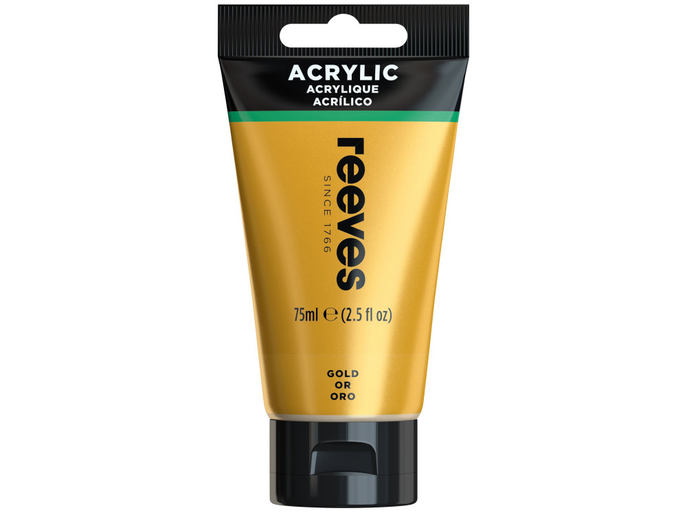 Acrylic paint - Reeves - Gold, 75 ml