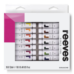 Set of gouache paints - Reeves - 18 x 12 ml