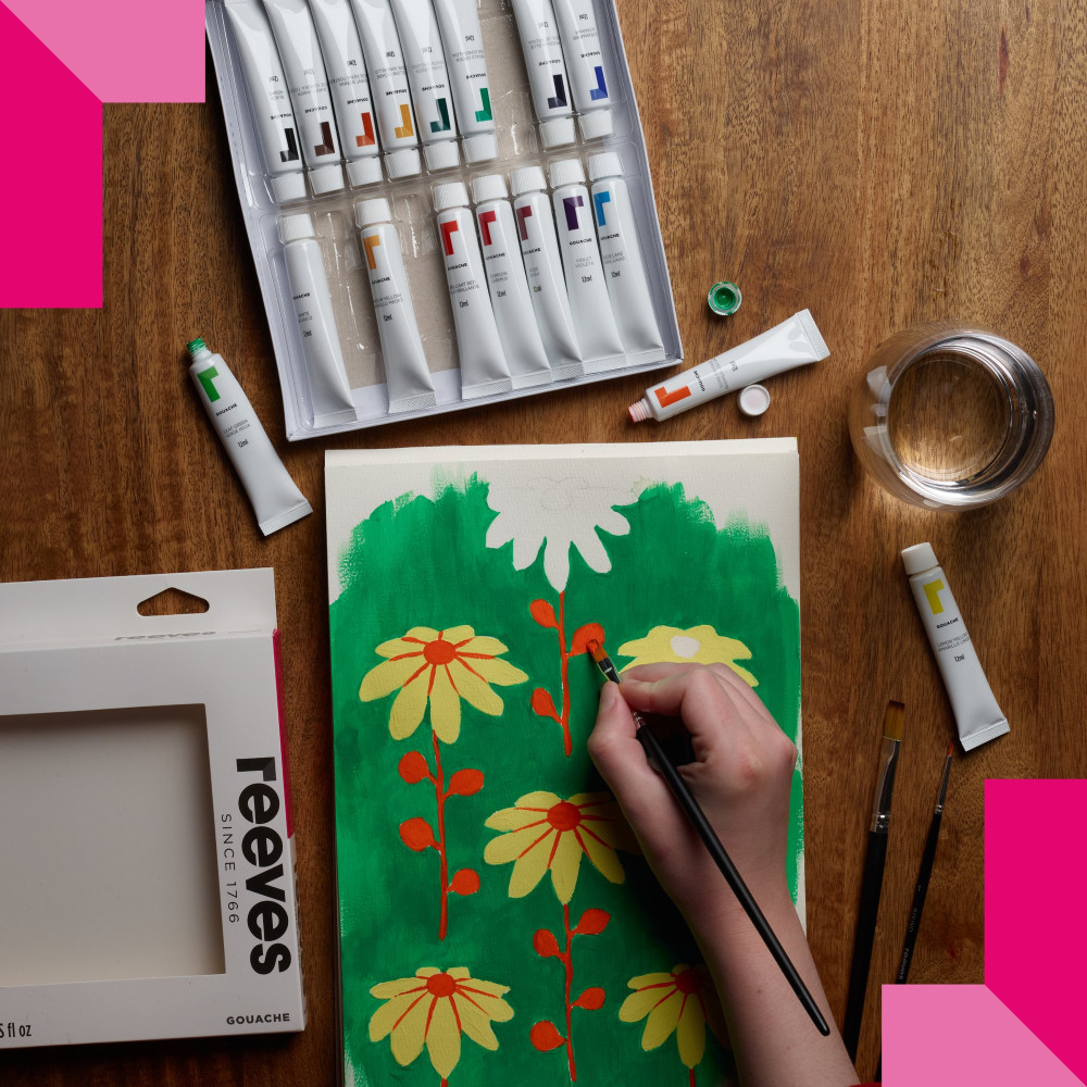 Set of gouache paints - Reeves - 18 x 12 ml