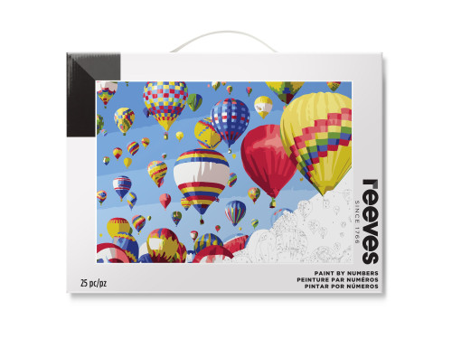 Zestaw do malowania po numerach - Reeves - Balloons