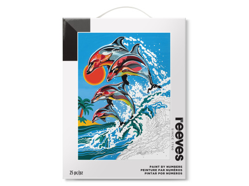 Paint by numbers - Reeves - Dolphins