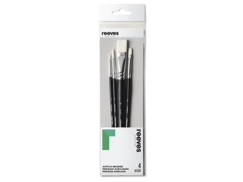 Set of synthetic brushes - Reeves - 4 pcs.