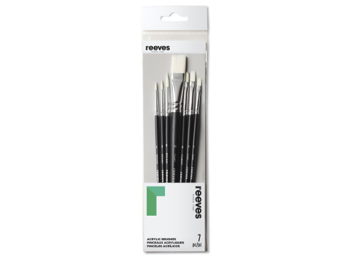 Set of synthetic brushes - Reeves - 7 pcs.