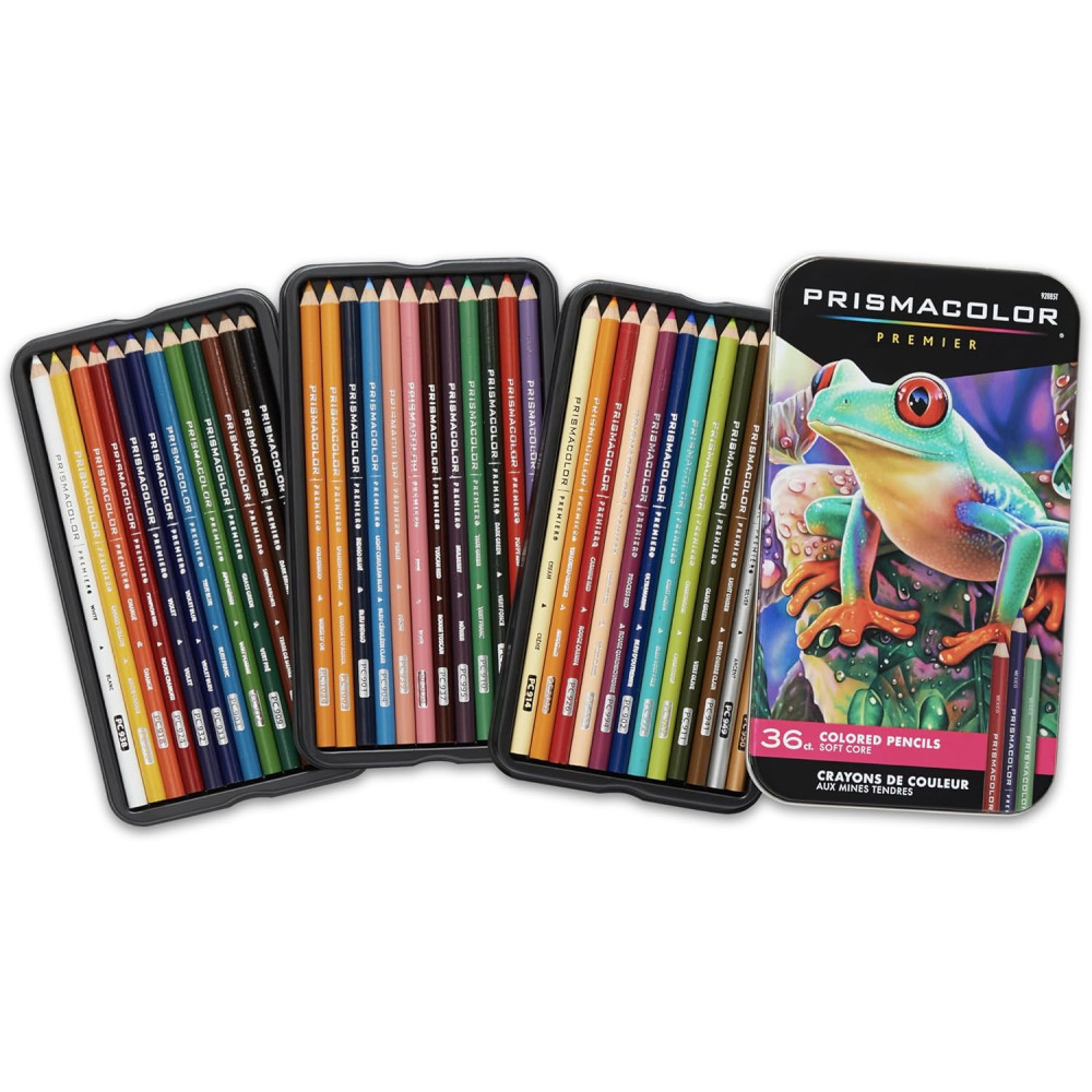 Premier Soft Core colored pencils - Prismacolor - 36 colors