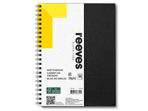 Sketchbook A5 - Reeves - 110 g/m2, 160 sheets