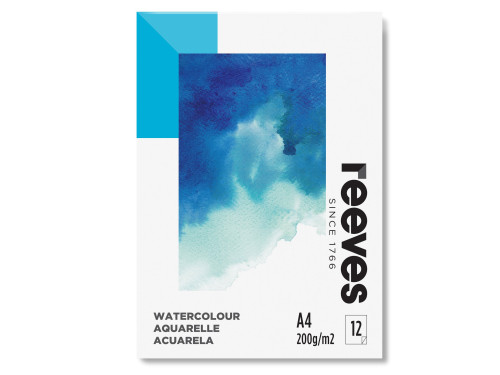 Blok do akwareli Watercolour A4 - Reeves - 200 g/m2, 12 ark.