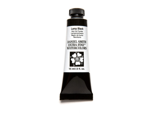 Farba akwarelowa Extra Fine - Daniel Smith - Lamp Black, 15 ml