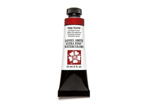 Farba akwarelowa Extra Fine - Daniel Smith - Deep Scarlet, 15 ml