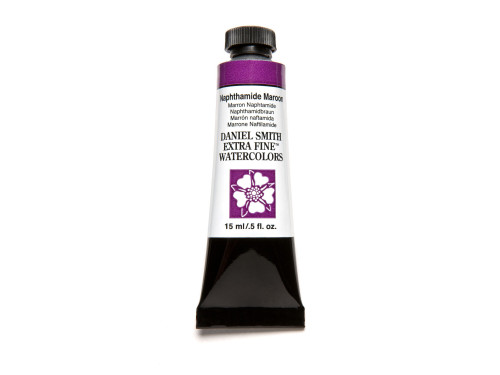 Extra Fine Watercolor paint - Daniel Smith - Napthamide Maroon, 15 ml