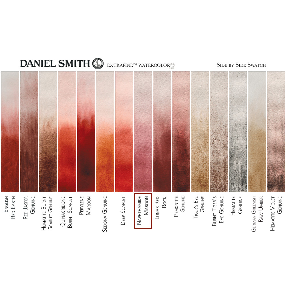 Extra Fine Watercolor paint - Daniel Smith - Napthamide Maroon, 15 ml