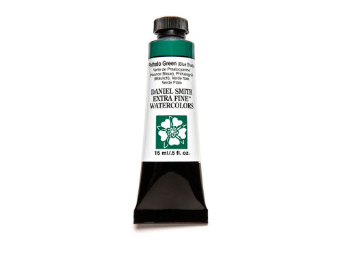Extra Fine Watercolor paint - Daniel Smith - Phthalo Green (Blue Shade), 15 ml