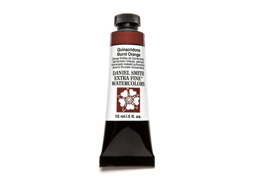 Extra Fine Watercolor paint - Daniel Smith - Quinacridone Burnt Orange, 15 ml